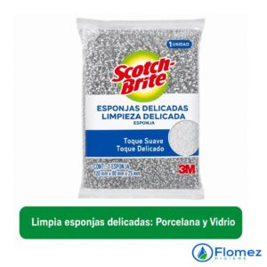 Esponja Plateada (120x80x25 /mm) scotch brite.